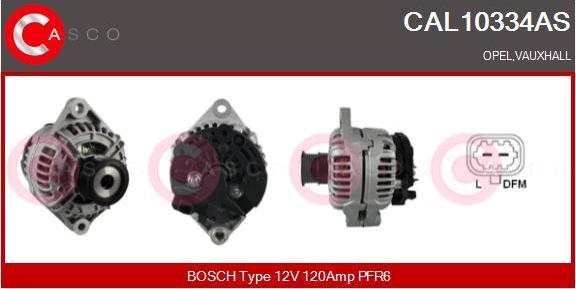 Casco CAL10334AS - Генератор autosila-amz.com