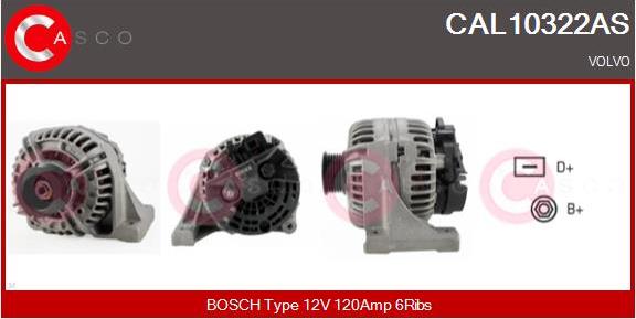 Casco CAL10322AS - Генератор autosila-amz.com