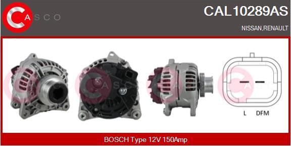 Casco CAL10289AS - Генератор autosila-amz.com