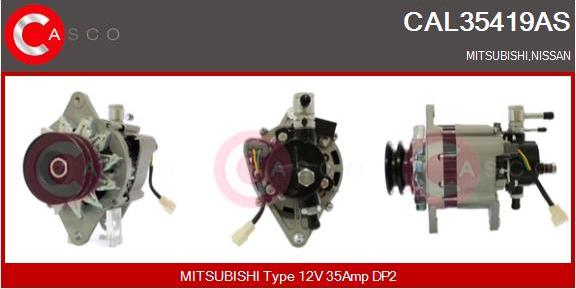 Casco CAL35419AS - Генератор autosila-amz.com