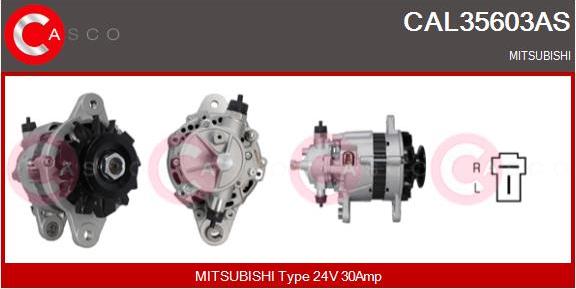 Casco CAL35603AS - Генератор autosila-amz.com