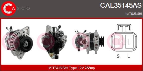 Casco CAL35145AS - Генератор autosila-amz.com