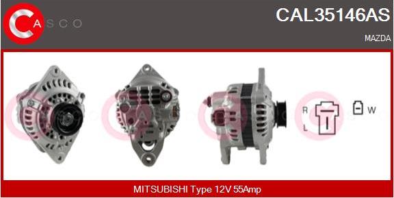 Casco CAL35146AS - Генератор autosila-amz.com