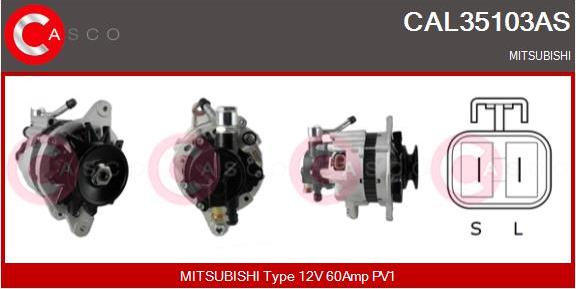 Casco CAL35103AS - Генератор autosila-amz.com