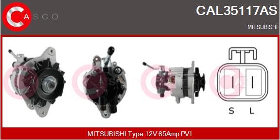 Casco CAL35117AS - Генератор autosila-amz.com