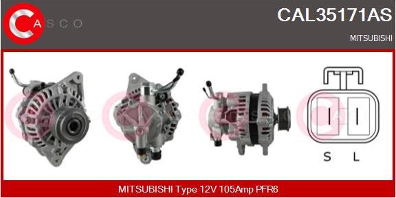 Casco CAL35171AS - Генератор autosila-amz.com