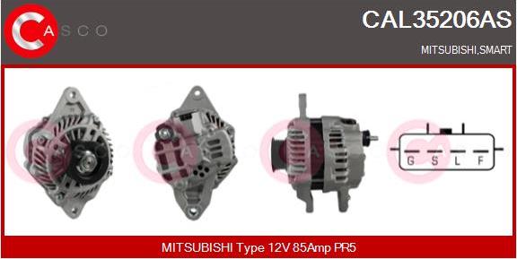 Casco CAL35206AS - Генератор autosila-amz.com