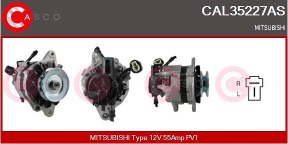 Casco CAL35227AS - Генератор autosila-amz.com