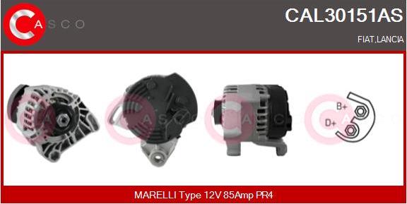 Casco CAL30151AS - Генератор autosila-amz.com