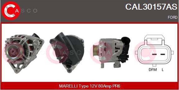 Casco CAL30157AS - Генератор autosila-amz.com