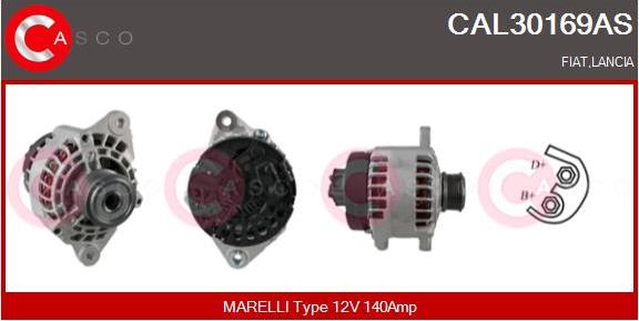 Casco CAL30169AS - Генератор autosila-amz.com