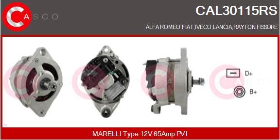 Casco CAL30115RS - Генератор autosila-amz.com