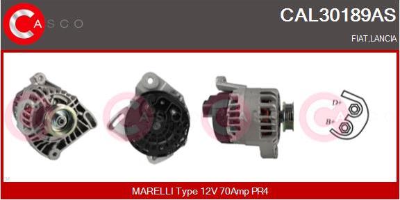 Casco CAL30189AS - Генератор autosila-amz.com