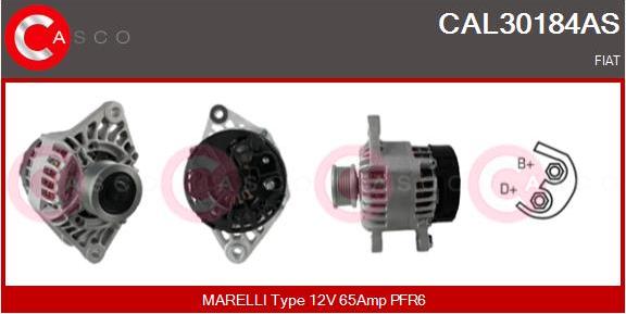 Casco CAL30184AS - Генератор autosila-amz.com