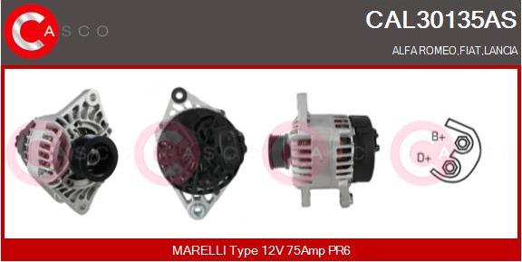 Casco CAL30135AS - Генератор autosila-amz.com