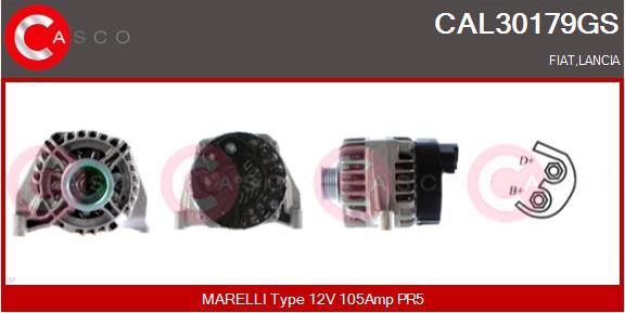 Casco CAL30179GS - Генератор autosila-amz.com