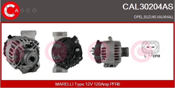 Casco CAL30204AS - Генератор autosila-amz.com