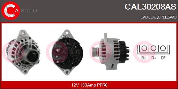 Casco CAL30208AS - Генератор autosila-amz.com