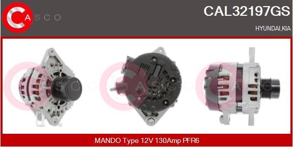 Casco CAL32197GS - Генератор autosila-amz.com