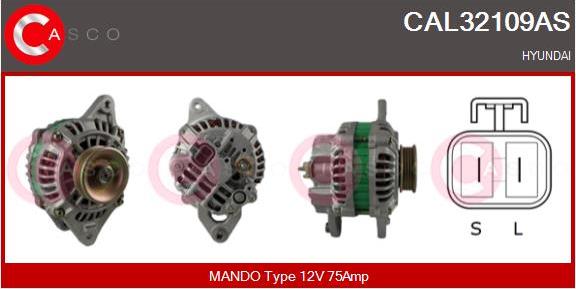 Casco CAL32109AS - Генератор autosila-amz.com