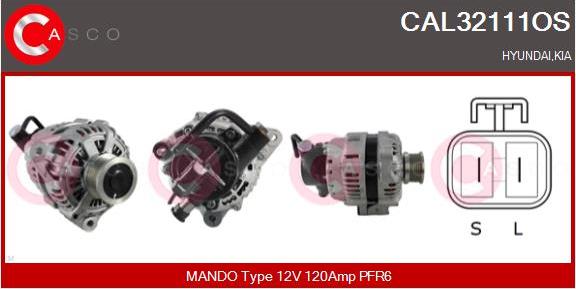 Casco CAL32111OS - Генератор autosila-amz.com