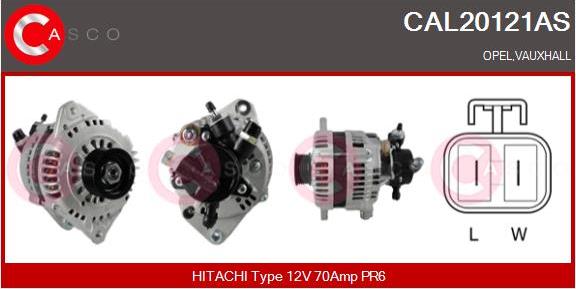 Casco CAL20121AS - Генератор autosila-amz.com