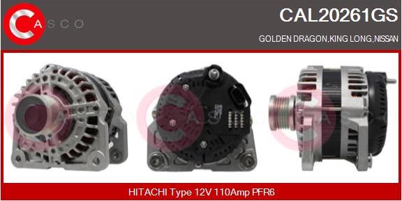 Casco CAL20261GS - Генератор autosila-amz.com