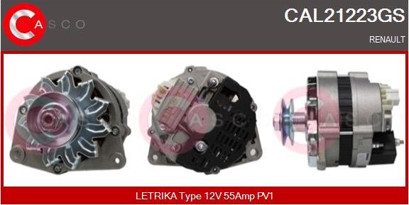 Casco CAL21223GS - Генератор autosila-amz.com