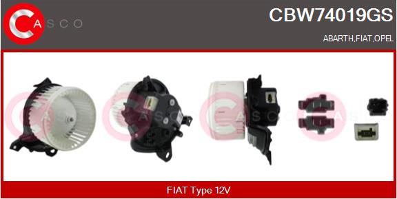 Casco CBW74019GS - Вентилятор салона autosila-amz.com