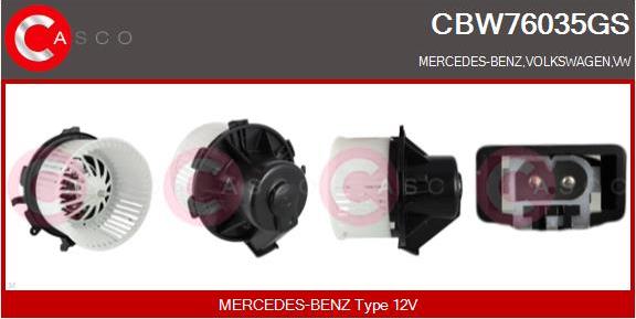 Casco CBW76035GS - Вентилятор салона autosila-amz.com