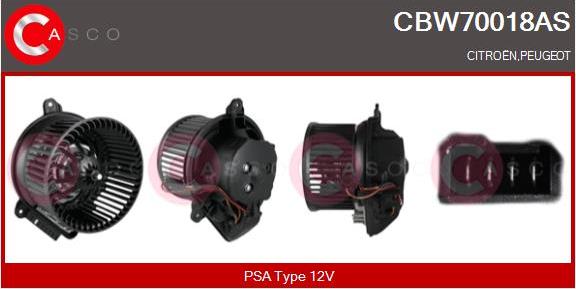 Casco CBW70018AS - Вентилятор салона autosila-amz.com