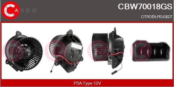 Casco CBW70018GS - Вентилятор салона autosila-amz.com