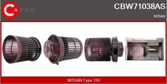 Casco CBW71038AS - Вентилятор салона autosila-amz.com