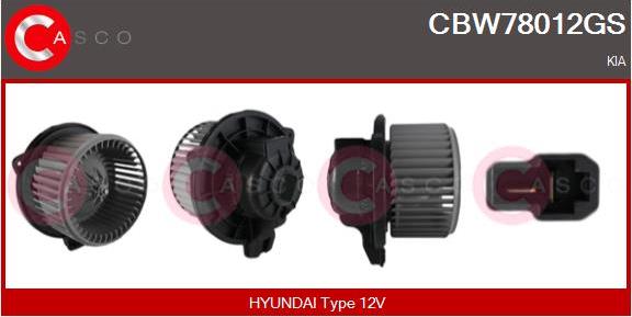 Casco CBW78012GS - Вентилятор салона autosila-amz.com