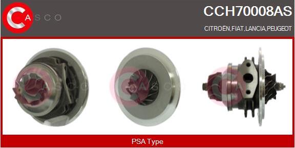 Casco CCH70008AS - Картридж турбины, группа корпуса компрессора autosila-amz.com