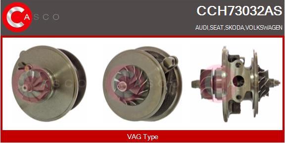 Casco CCH73032AS - Картридж турбины, группа корпуса компрессора autosila-amz.com
