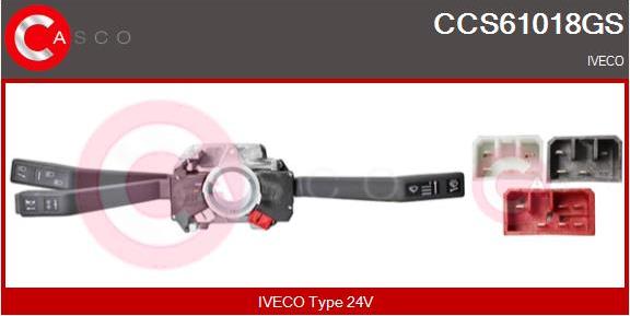 Casco CCS61018GS - Выключатель на рулевой колонке autosila-amz.com