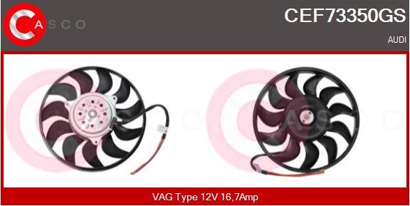 Casco CEF73350GS - Вентилятор, охлаждение двигателя autosila-amz.com