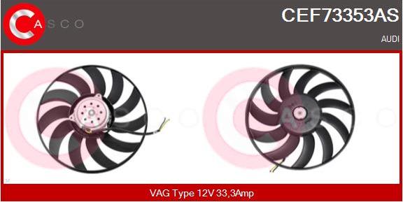 Casco CEF73353AS - Вентилятор, охлаждение двигателя autosila-amz.com
