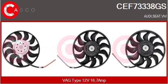Casco CEF73338GS - Вентилятор, охлаждение двигателя autosila-amz.com