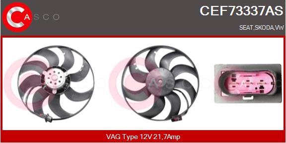 Casco CEF73337AS - Вентилятор, охлаждение двигателя autosila-amz.com