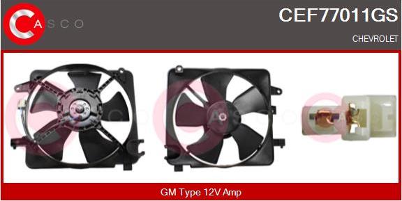 Casco CEF77011GS - Электродвигатель, вентилятор радиатора autosila-amz.com