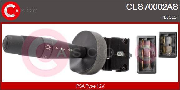 Casco CLS70002AS - Выключатель на рулевой колонке autosila-amz.com