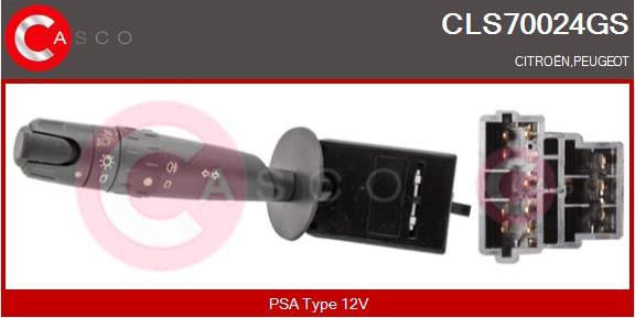 Casco CLS70024GS - Выключатель на рулевой колонке autosila-amz.com