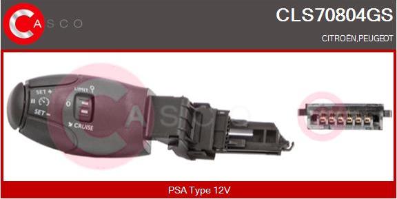 Casco CLS70804GS - Переключатель управления, сист. регулирования скорости autosila-amz.com