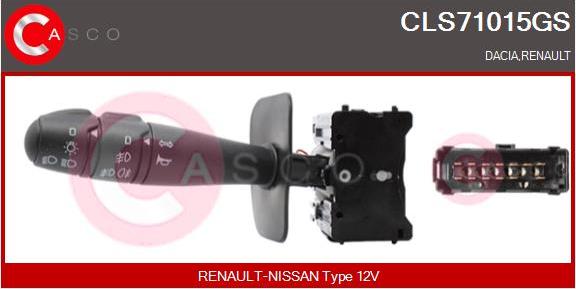 Casco CLS71015GS - Выключатель на рулевой колонке autosila-amz.com