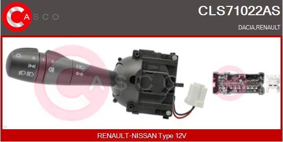 Casco CLS71022AS - Выключатель на рулевой колонке autosila-amz.com