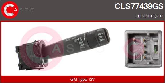 Casco CLS77439GS - Выключатель на рулевой колонке autosila-amz.com