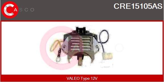 Casco CRE15105AS - Регулятор напряжения, генератор autosila-amz.com