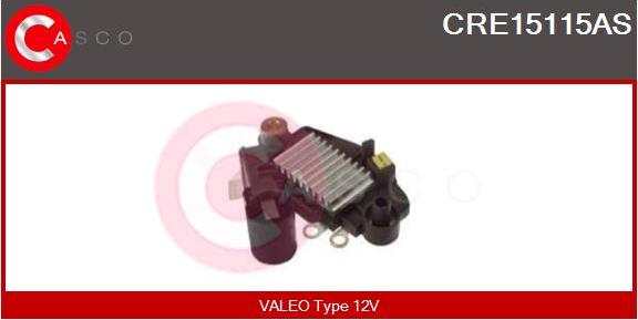 Casco CRE15115AS - Регулятор напряжения, генератор autosila-amz.com
